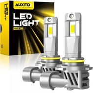 AUXITO 2PCS HB3/9005 LED Headlight 80W 16000LM 6500k Cool White Adjustable Light Bulb For Halogen Re