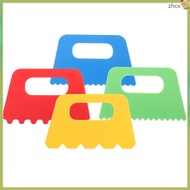 💇 4Pcs Children Painting Scraping Tools Plastic Drawing Tools for Painting Assorted Color