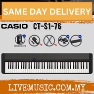 Casio CT-S1-76 76-key Portable Keyboard w/Keyboard Stand And WU-BT10 Wireless Bluetooth - Black ( CT