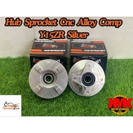 MAGIC BOY HUB SPROCKET CNC ALLOY Y15ZRY16 Y15 Y16ZR LC5S 135LC5S SILVER HUB SPOKET MAGICBOY
