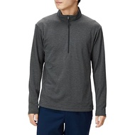 Mizuno Outdoor Breath Thermo Mini Border Zip Neck Shirt Inner Heather Charcoal B2MA9569