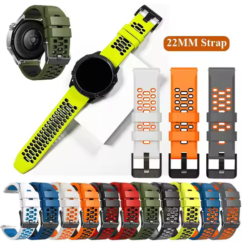 Watch Strap 22mm Breathable Silicone Compatible With Race S Race Ocean Vertical Bracelet Wristband F