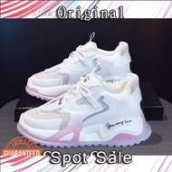 JF4 Breathable Mesh Sneakers - Thick Sole Chunky Design for Women