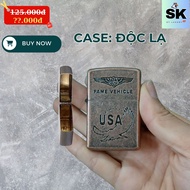 Beautiful, Unique Zippo Case (M-DO4) Brass Material (Fuel Not Included)