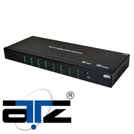 ATZ 8 ports HDMI 2.0/USB 2.0 Rackmount KVM Switch 4K at 60Hz c/w 8x HDMI+USB cables, HDMI KVM Switch