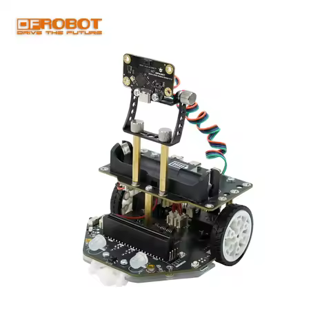 DFRobot Maqueen Plus V3 Matrix Laser Navigation STEM Programmable Robot AA/18650 Battery for micro:b