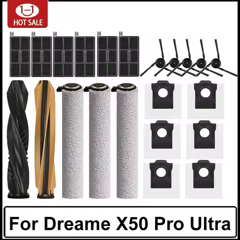 For Dreame X50 Pro Ultra Aqua 10 Ultra Roller Complete / RLH31CE Accessories Robot Vacuum Cleaner Ma