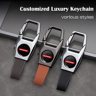 Haval  Leather Metal Car Keychain High-end Buckle-style Keychain Motorcycle Keychain for H6 H2 H6S H