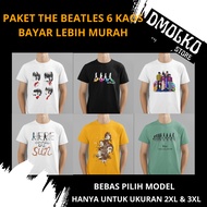 The Beatles Music Band T-Shirt Package ( Selectbebas 6 T-Shirts) | MUSIC T-shirt | Size 2XL & 3XL | 