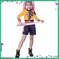 Fast Shipping  demon slayer cosplay baju  kpop demon hunter cosplay kids costume New Girl Demon Hunt