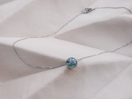 平安扣水墨翡翠項鍊・天然石・緬甸玉