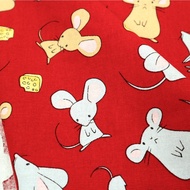 Pug Shop--Chunky Cotton Cloth-Little Mouse Loves Cheese