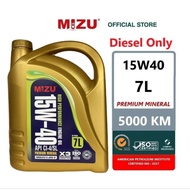 MIZU Premium 15W40 CI-4 Diesel [7L] Engine Oil