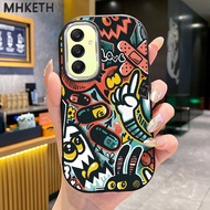 MHKETH Case For Samsung A25 5G A24 A23 5G A20 A30 M10s M34 F34 5G Trendy Graffiti Phone