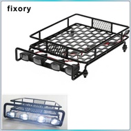 [fixory] Rc caterpillar climbing truck roof rack luggage rack with LED light for rc4wd