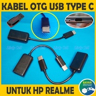 Kabel OTG USB TYPE C Sambungan Flashdisk Buat HP REALME 11 C67 C55 C53 C51 10 10I PRO 9 9I 8 7 NEO 6 6I 6S C35 GT GT2 NARZO 30 50 50A 3T PRO PLUS 5G MINI V23 RELME RALME Colokan Kabel Mouse Keyboard Stik Game Consol Printer Card Reader Ke Handphone Ponsel