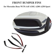 MERCEDES BENZ W176 AMG LINE A180 A200 A250 A45 AMG EDITON 1 FRONT BUMPER 6 PCS CANARD