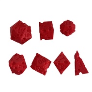 7 Cheese Dice 3D Printed Interactive Toy Polyhedral Food Themed Dice Set Dice Play Board Game  hjumy