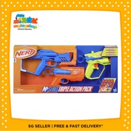 NERF N Series Triple Action Pack Blaster Gun