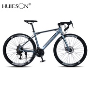 【Huieson】【cod】จักรยานกลางแจ้ง700C จักรยานเสือหมอบชุดคีม3ชิ้นเบรคตัวแปรความเร็วนักเรียนผู้ใหญ่ blue-52cm--24 One