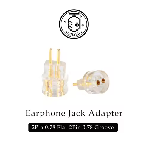 Earphone Jack Adpter MMCX 2Pin 0.78 flat - 2Pin Groove Earphone Protector MMCX TO MMCX For N5005 IE3