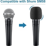 SM58 Pop Filter Compatible with Shure SM58 Microphone, SM58S SM58-LC Ball Type Mic to Reduce Wind No