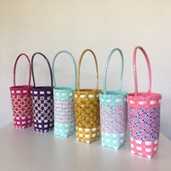 Plastic Woven Bag Glass Yeti Water Bottle