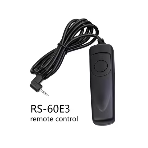 RS-60E3 Remote Control Shutter Release Cable for Canon E0S 2000D 1500D 1300D 1200D 1100D 1000D 850D 