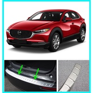 MAZDA CX30(CX-30) 2020 Rear Bumper Guard Trunk Protector Stainless Steel