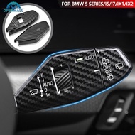 OPENMALL Car Steering Wheel Control Lever Covers Wiper & Turn Signal Stalk Decor Interior Accessory 