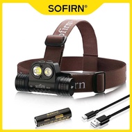 Sofirn-HS20 USB C 18650 Rechargeable LED Headlamp 2700lm Powerful Headlight with Dual Switch Indicat