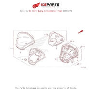 Speedometer (F-2-C) HONDA Sh 125 And Sh 150 (09/2009-10/2016) Parts Catalog