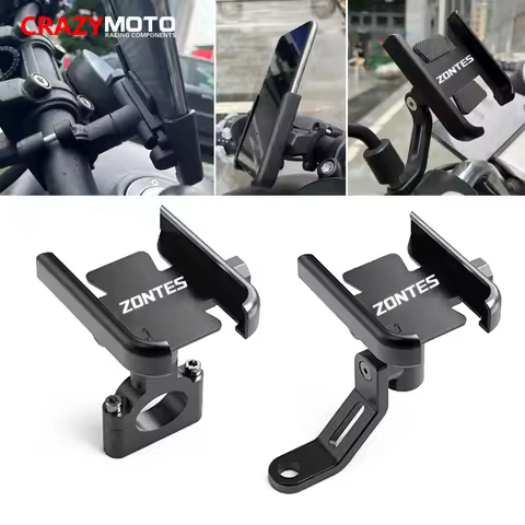 For Zontes G1 125 ZT125 G1 ZT125U ZT 125 U ZT 310X ZT310R Accessories Motorcycle Handlebar Mobile Ph