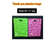 thank you plastics (size 9×11 )