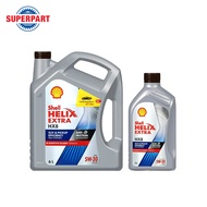 น้ำมันเครื่อง SHELL HELIX DIESEL HX8 6L แถม1L(100926829) (ราคาต่อ 1 ชิ้น)