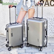 BOLDEDGE 20/24 inch travel luggage bag Iron Framework with Double lock bagasi travel tahan lasak 行李箱