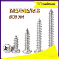 【DTY-G1】Phillips Pan Head Self Tapping Screw /Screw Plastic Wood | Skru Besi| SUS 304 Stainless Stee