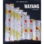 (500gr) PLASTIK TEBAL KILOAN MEREK PP WAYANG / PLASTIK KILOAN LAUNDRY / PLASTIK MAKANAN TEBAL / PLASTIK PP WAYANG UK. 9x15, 10x20, 12x25, 15x30, 17x35, 20x40, 25x45, 30x50, 40x60, 45x65, 50x75, 60x100