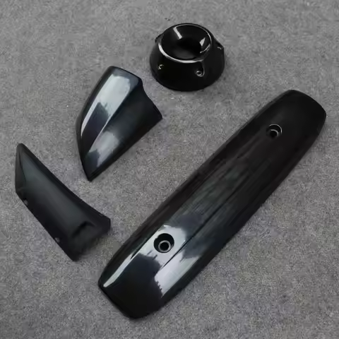 Motorcycle Exhaust Pipe Cover Cowl Fit for Yamaha XP500 TMAX500 TMAX 500 2008 - 2011 TMAX530 2012-20
