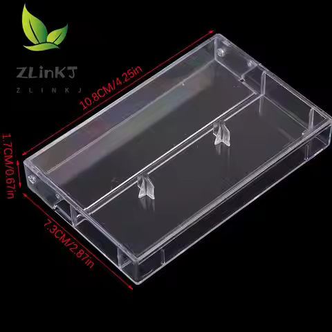 1pc Cassette Case Radio Cassette 90 Cassette Box Storage Box Normal Position Recording Blank Cassett