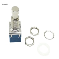 EC 5Pcs Electric Guitar Effect Pedal Foot Switch 3PDT 9 Pin Box Stomps Foot Switch