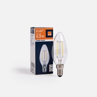 特力屋 金星LED燈絲燈泡2.5W晝光色-E14蠟燭型
