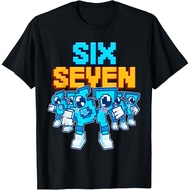 67 Six Seven Funny Italian Brainrot Kids Gaming Meme T-Shirt