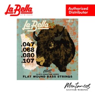 La Bella OSF-4 Olinto Signature Flats – 4-String Set, 47-107