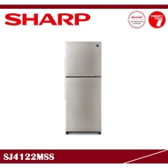 [ Delivered by Seller ] SHARP Gross 410L 2 Door Folio Refrigerator / Fridge / Peti Sejuk SJ4122MSS