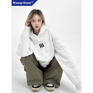 Hi American Retro Style Cotton Hoodie for Men - Perfect for Spring & Autumn