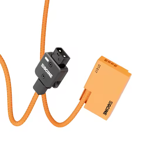 ZGCINE LP-E17 Dummy Battery with D-Tap Connector Power Cable D-Tap to LP-E17 Dummy Battery for Canon