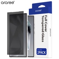Araree CORE ฟิล์มกระจก iPhone X พร้อม PRIVACY กระจกปกป้องหน้าจอสำหรับ Galaxy S24 S24 + S24 2ea เฉียบ