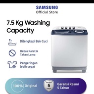 Mesin Cuci SAMSUNG 7,5kg 2 Tabung WT75H3210