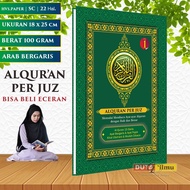 Al QURAN PER JUZ Can Buy Retail Large Size B5